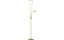 Uplight|Golvläslampor-Trio Lighting Arizona Golvlampa LED uplight mässing