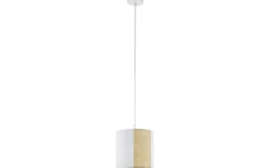 Stora Taklampor Ø50-69 Cm-Eglo Arnhem Taklampa 24cm Vit/Natur