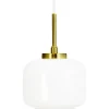 Fönsterlampor < Dyberg Larsen Arp D15 Fönsterlampa 15cm Opal/Mässing