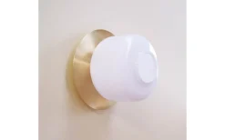 Plafonder < Dyberg Larsen Arp Plafond 25cm Opal/Mässing