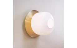 Plafonder < Dyberg Larsen Arp Plafond 25cm Opal/Mässing
