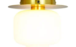 Plafonder < Dyberg Larsen Arp Plafond 25cm Opal/Mässing