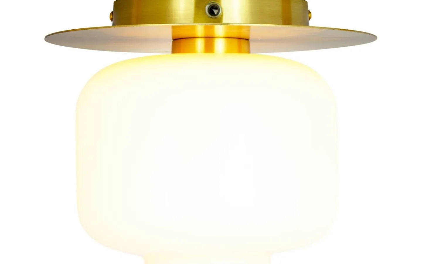 Plafonder < Dyberg Larsen Arp Plafond 25cm Opal/Mässing