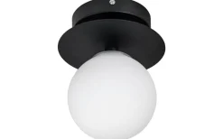 Badrum|Badrumslampor Vägg-Globen Lighting Art Deco Badrumslampa Svart/Vit IP44