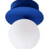 Badrumslampor Vägg|Badrumslampor Tak < Globen Lighting Art Deco Vägglampa/Plafond Blå/Vit IP44