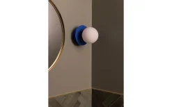 Badrumslampor Vägg|Badrumslampor Tak < Globen Lighting Art Deco Vägglampa/Plafond Blå/Vit IP44