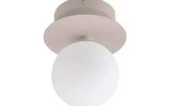 Badrumslampor Vägg|Badrumslampor Tak-Globen Lighting Art Deco Vägglampa/Plafond 16cm IP44 Mud/Vit