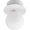 Badrumslampor Vägg|Badrumslampor Tak < Globen Lighting Art Deco Vägglampa/Plafond 16cm IP44 Vit