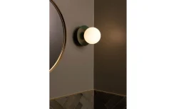 Badrumslampor Vägg|Badrumslampor Tak < Globen Lighting Art Deco Vägglampa/Plafond Grön/Vit IP44