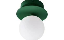 Badrumslampor Vägg|Badrumslampor Tak < Globen Lighting Art Deco Vägglampa/Plafond Grön/Vit IP44