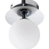Badrumslampor Vägg|Badrumslampor Tak-Globen Lighting Art Deco Vägglampa/Plafond Krom/Vit IP44