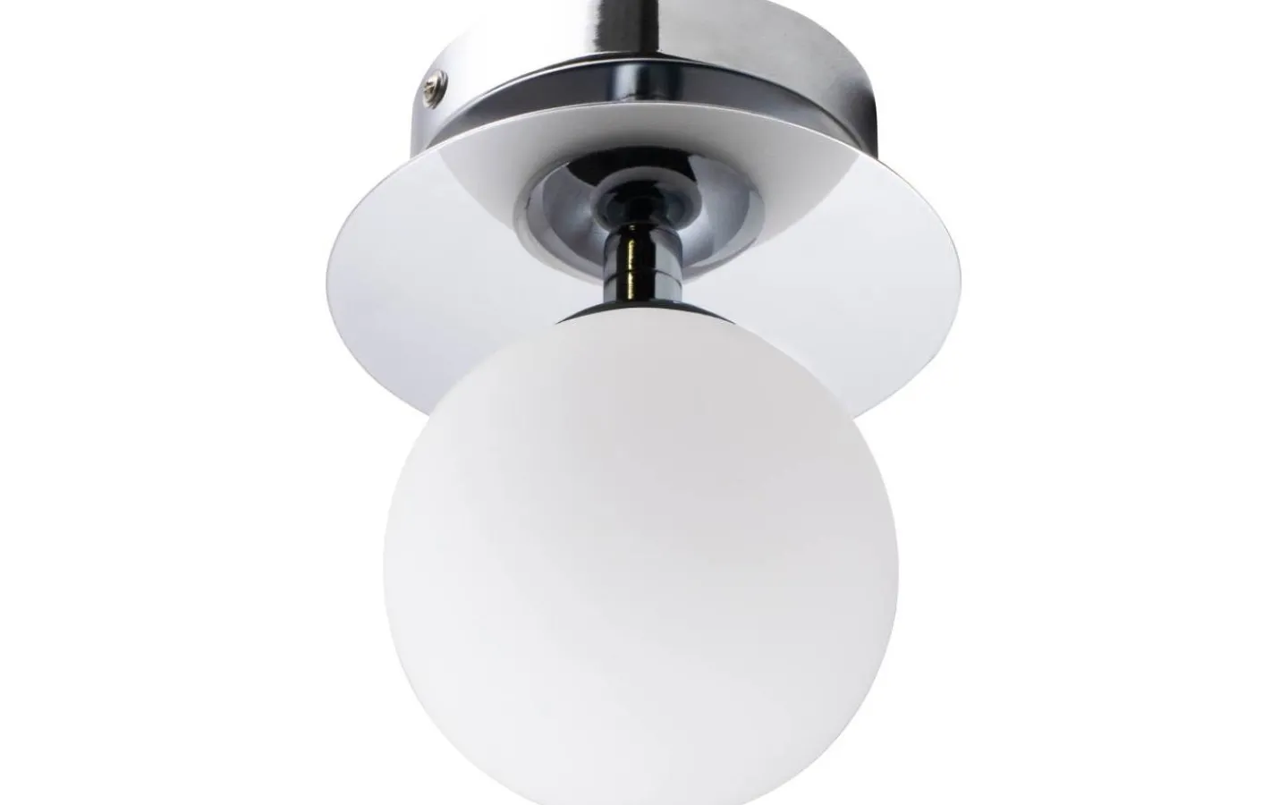 Badrumslampor Vägg|Badrumslampor Tak-Globen Lighting Art Deco Vägglampa/Plafond Krom/Vit IP44