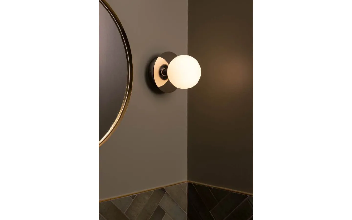 Badrumslampor Vägg|Badrumslampor Tak-Globen Lighting Art Deco Vägglampa/Plafond Krom/Vit IP44