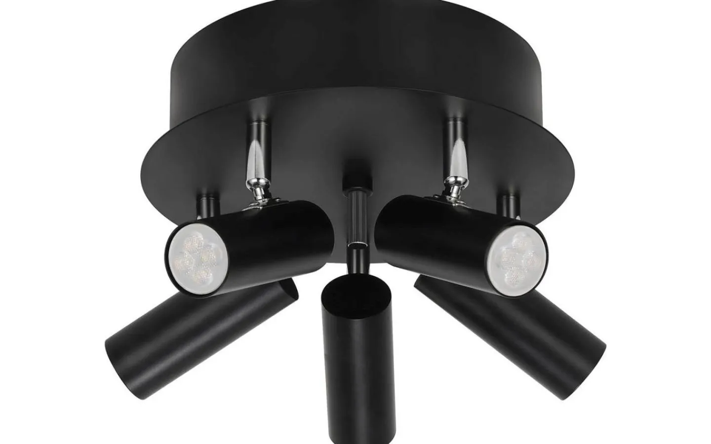 Runda Takspotlights|Takspot Med Minst 4 Lampor-Oriva Artemis Takspotlight 27cm Svart