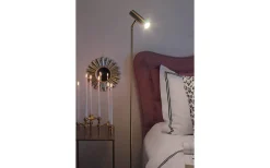 Golvläslampor-Aneta Artic Golvlampa 140cm LED 6W 3000K Matt Mässing