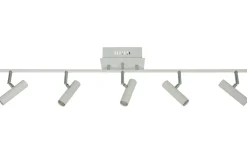 Avlånga Takspotlights|Takspot Med Minst 4 Lampor < Aneta Artic Takspotlight 106cm LED 5x6W 3000K Vit