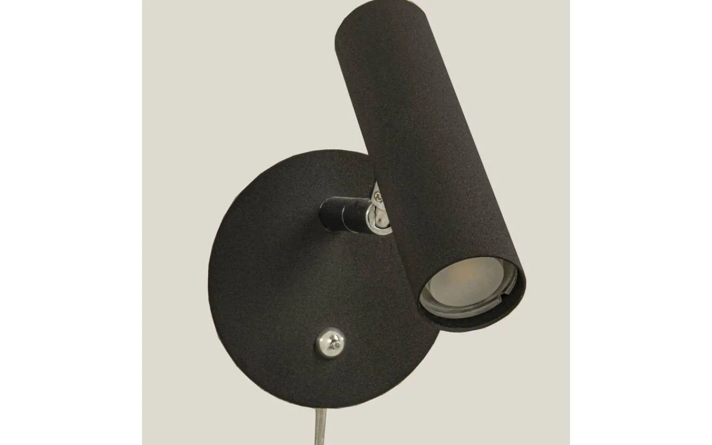 Sovrum|Läslampor < Aneta Artic Vägglampa LED 6W 3000K Svart/Krom