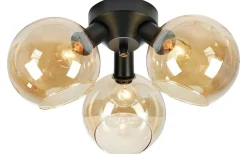 Plafonder-Markslojd Artis Plafond 40cm Amber/Svart