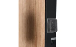 Badrumslampor Vägg-Trio Lighting Arturo H2O Vägglampa 1-del E27 trä/matt svart IP44