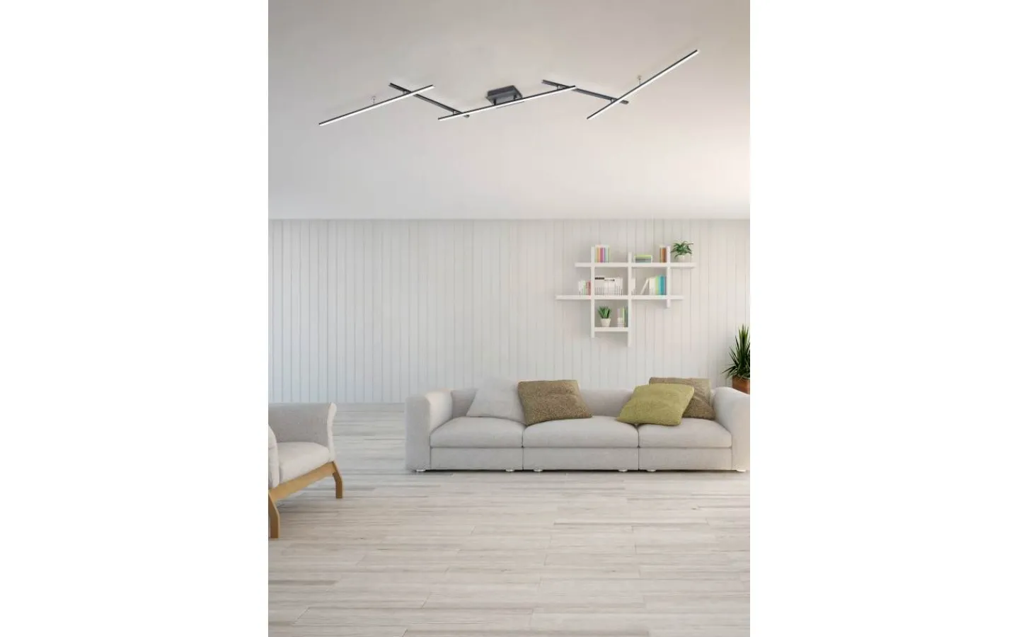 Plafonder < Trio Lighting Arvin Plafond LED mattsvart RGB