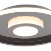Badrumslampor Tak-Trio Lighting Ascari H2O Plafond LED 40cm krom IP44