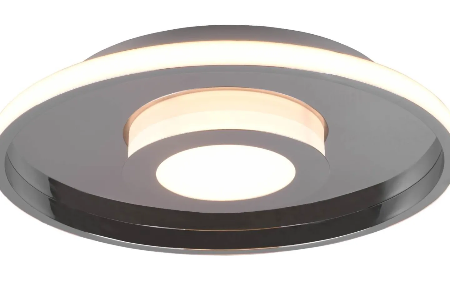 Badrumslampor Tak-Trio Lighting Ascari H2O Plafond LED 40cm krom IP44