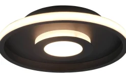 Badrumslampor Tak < Trio Lighting Ascari H2O Plafond LED 30cm mattsvart IP44