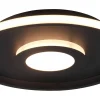 Badrumslampor Tak-Trio Lighting Ascari H2O Plafond LED 40cm mattsvart IP44