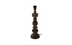 Lampfötter < Hallbergs Ashford Lampfot 48cm Aged Wood