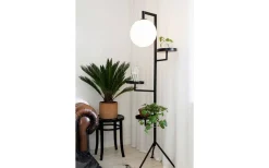 Vardagsrum|Golvlampor < Globen Lighting Astoria Golvlampa 153cm G9 Svart
