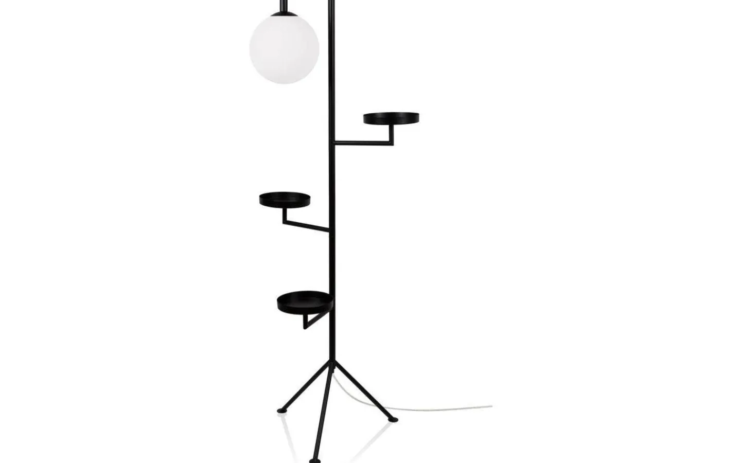 Vardagsrum|Golvlampor < Globen Lighting Astoria Golvlampa 153cm G9 Svart