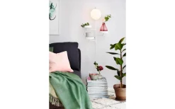 Vardagsrum|Lampetter-Globen Lighting Astoria Vägglampa 62cm G9 Vit