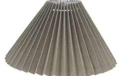Plisserade Lampskärmar < PR Home Astrid Lampskärm Ø40cm Veckad Linne Beige