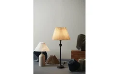 Plisserade Lampskärmar < PR Home Astrid Lampskärm Ø40cm Veckad Linne Beige