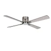 Takfläktar|Vardagsrum < Texa Design Astro 132cm Takfläkt Nickel Motor, Svarta/Ljusgrå Blad