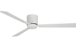 Takfläktar|Vardagsrum-Texa Design Astro 132cm Takfläkt Vit Motor, Vita/Vitlaserade Ek Blad