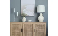 Bordslampor < Aneta Athena Bordslampa 58cm Naturvit