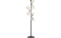 Golvlampor < Halo Design Atom Golvlampa 155cm Svart/Opal