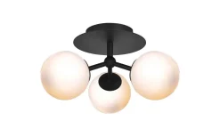 Plafonder < Halo Design Atom Plafond Ø26cm Svart/Opal