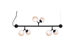 Avlånga Taklampor < Halo Design Atom Taklampa 80cm Svart/Opal