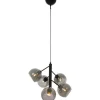 Vardagsrum-Aneta Atom Taklampa 48cm Svart/Rök