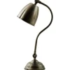 Skrivbordslampor-Hallbergs Atos Skrivbordslampa 48cm Antik Silver