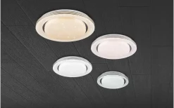 Plafonder < Reality Atria Plafond LED 58cm vitt stjärnljus