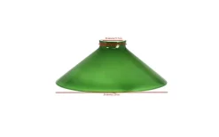 Reservglas Och Reservdelar-PR Home August Glasskärm Grön Till Skomakarelampa 25cm