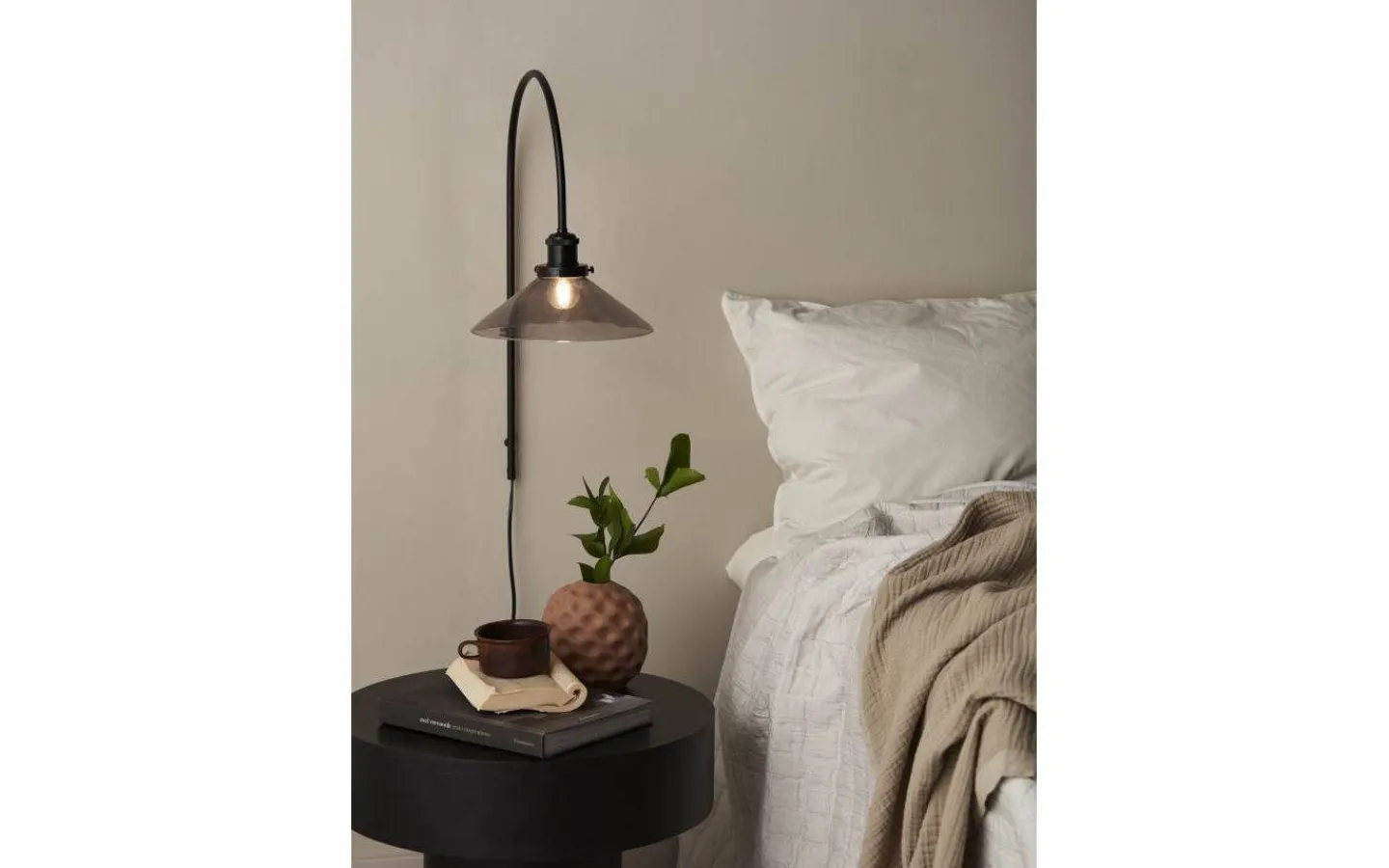 Lampetter-PR Home August Vägglampa 60cm Svart