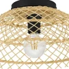 Plafonder < Eglo Ausnby Plafond 37cm Natur/Svart