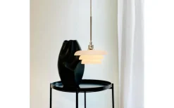 Fönsterlampor-Dyberg Larsen Ava Fönsterlampa 20cm Opal/Krom