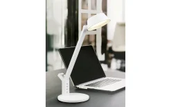 Skrivbordslampor-Trio Lighting Ava Skrivbordslampa LED matt vit