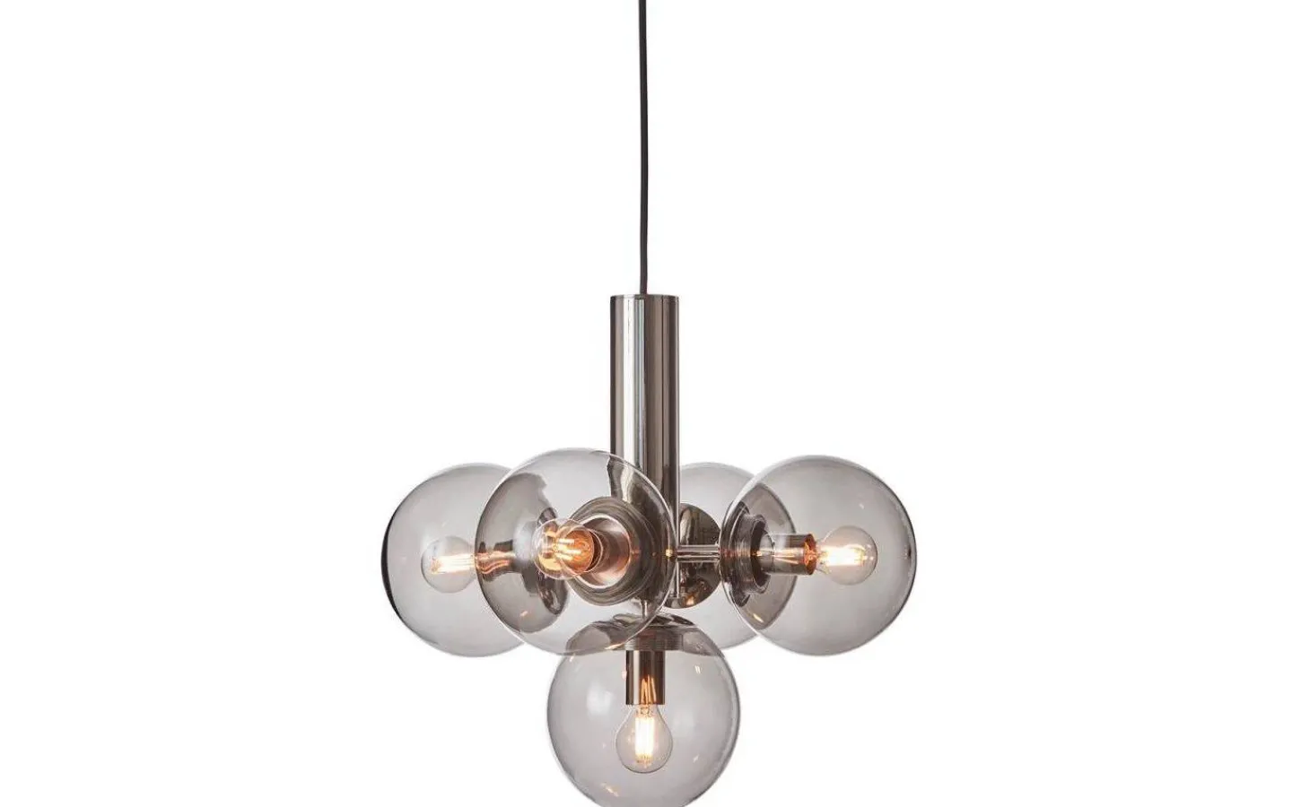 Vardagsrum|Hall & Trappa < CO Bankeryd Avenue Taklampa Nickel/Rök