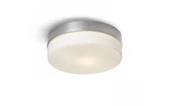 Badrumslampor Tak|Plafonder < Rendl AWe Plafond 23cm Matt Nickel 14W LED 3000K IP44